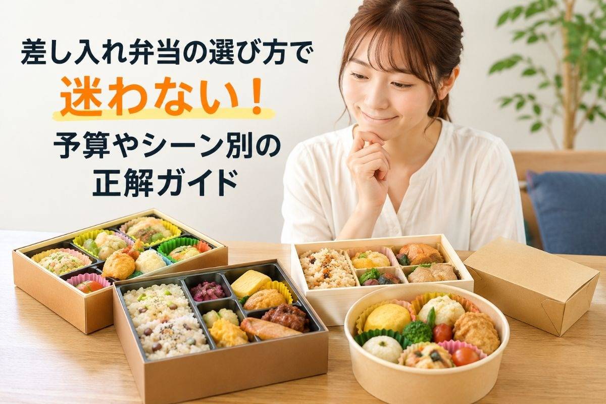 差し入れ弁当の選び方で迷わない！予算やシーン別の正解ガイド
