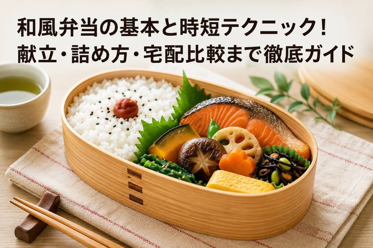 和風弁当の基本と時短テクニック!献立・詰め方・宅配比較まで徹底ガイド