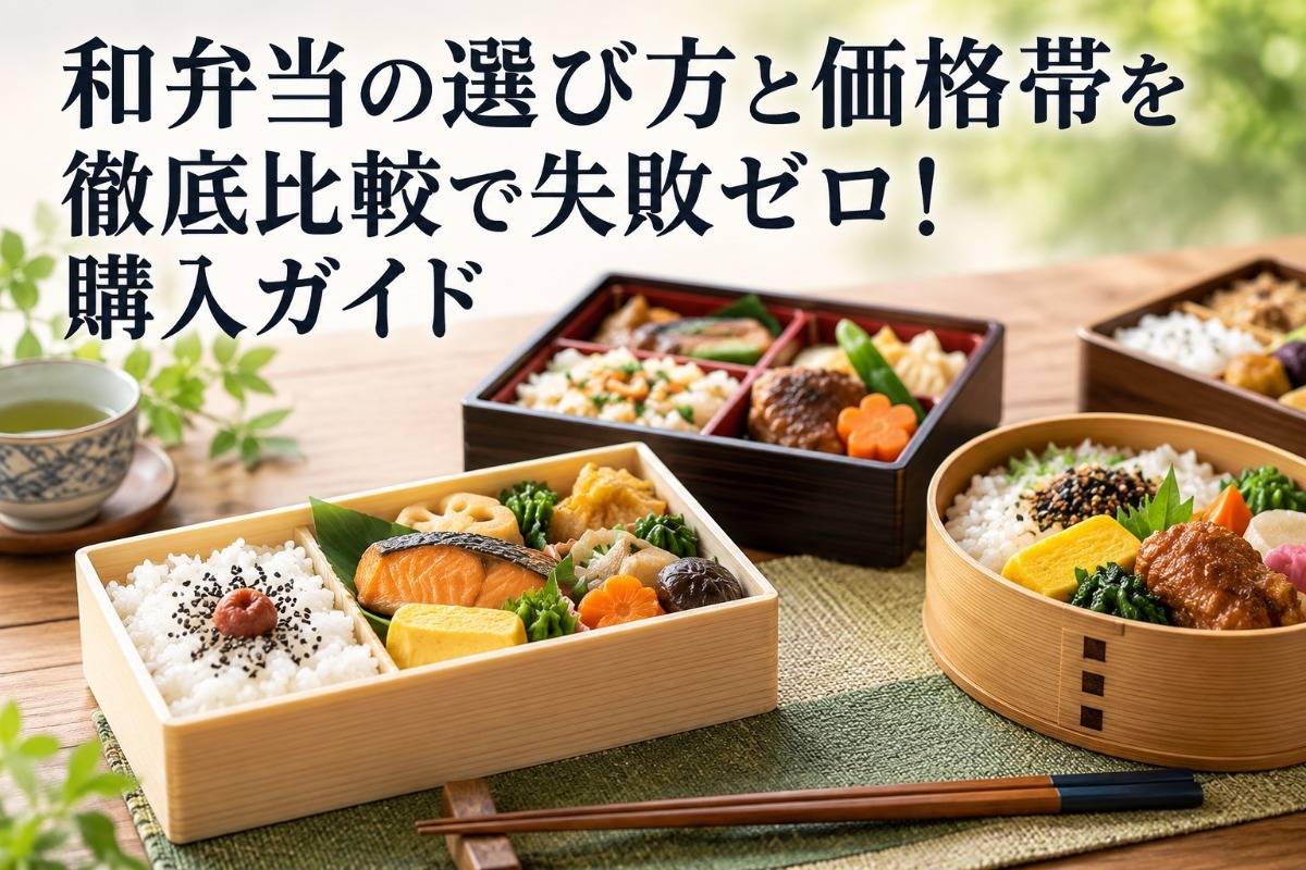 和弁当の選び方と価格帯を徹底比較で失敗ゼロ!購入ガイド
