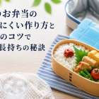 夏のお弁当の傷みにくい作り方と保冷のコツで安心長持ちの秘訣